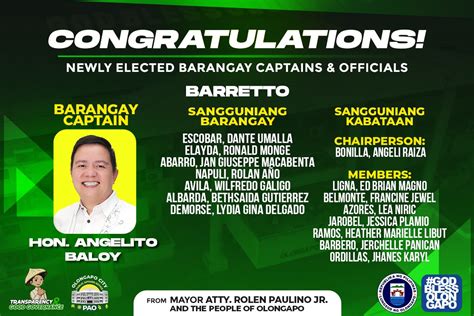 barangay captain of olongapo city